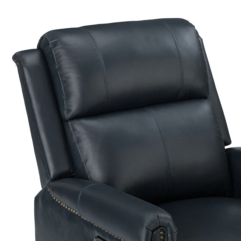 Kaietan Genuine Leather Power Rocking Recliner