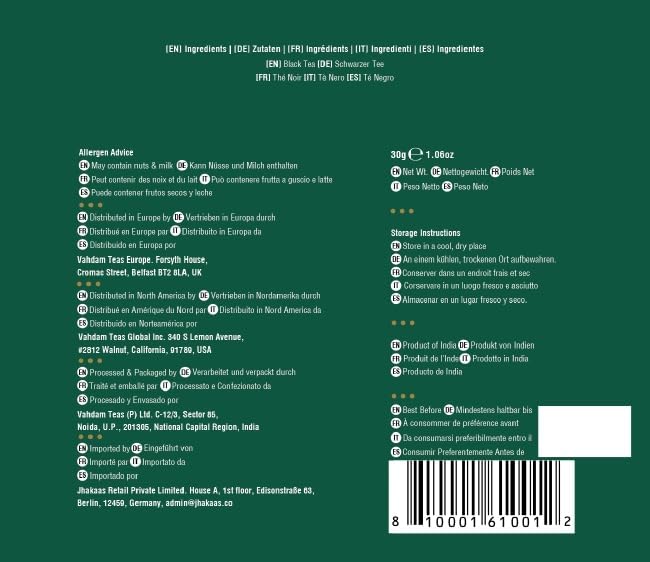 VAHDAM, Organic Turmeric Ginger Herbal Tea Bags (100 Pyramid Tea Bags) Caffeine Free, Non GMO, Gluten Free | 100% Pure Herbal Blend - Savory & Spicy | Plant-Based Tea Bags | Resealable Ziplock Pouch