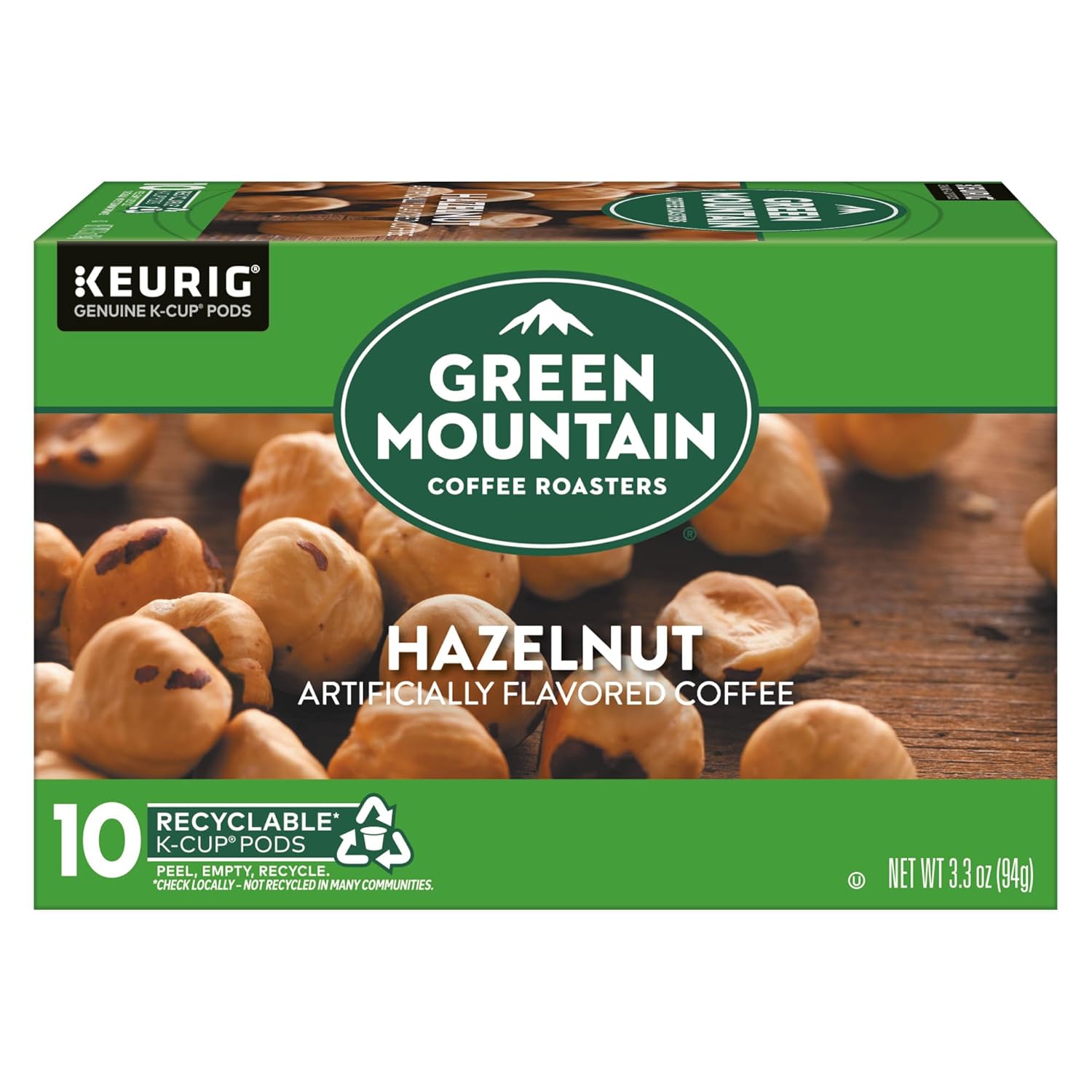 Green Mountain Coffee Roasters Caramel Vanilla Cream Keurig Single-Serve K-Cup pods, Light Roast Coffee, 72 Count (6 Packs of 12)