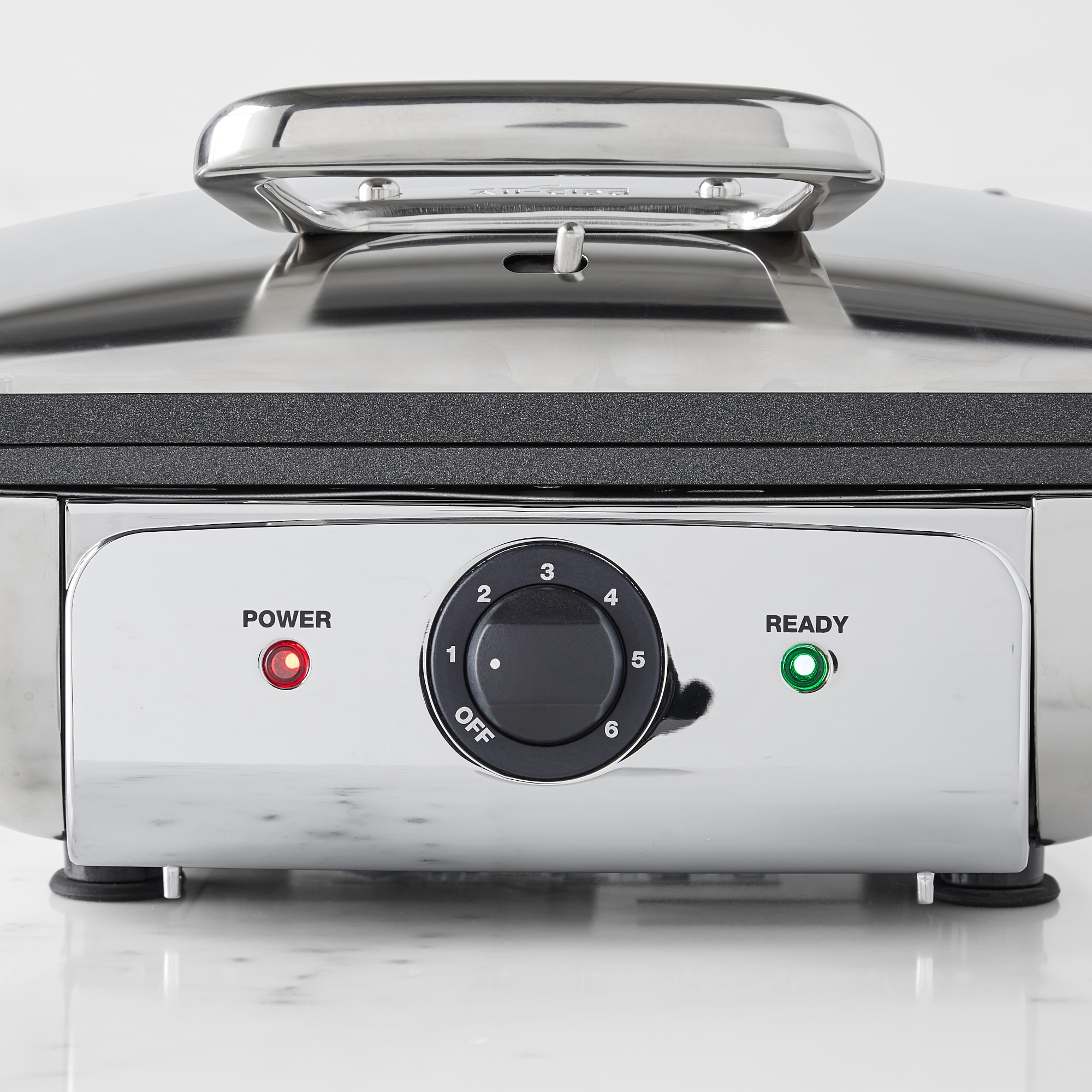 All-Clad 4-Square Digital Gourmet Waffle Maker with Removable Plates