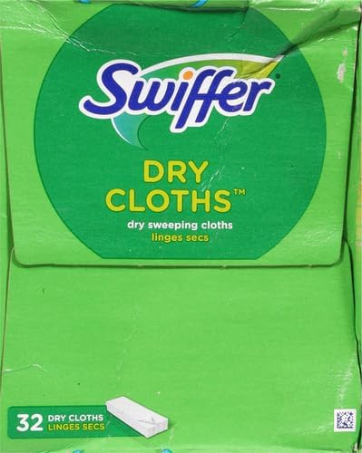 Swiffer Sweeper Dry Sweeping Cloth Refills, Gain Original, 32 Count