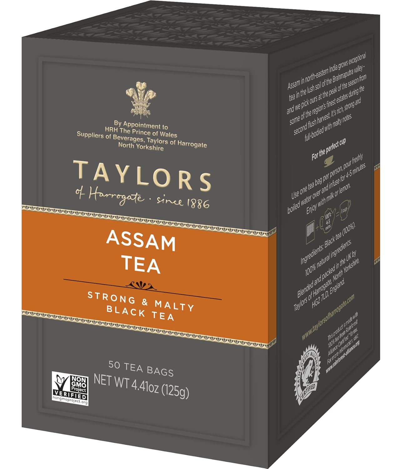 Taylors of Harrogate Organic Peppermint Herbal Tea, 50 Count