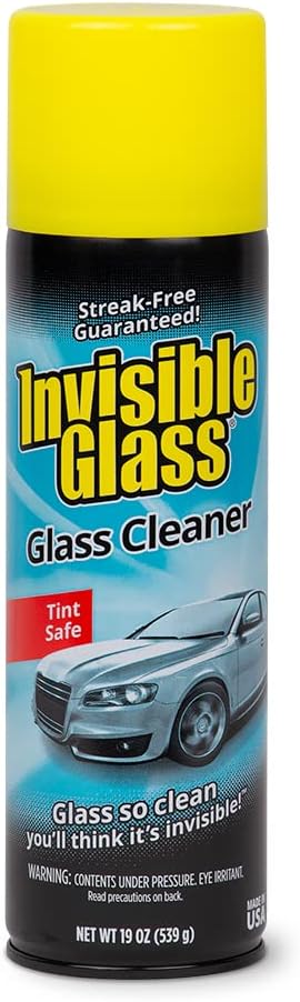 Invisible Glass 91164-2PK 19-Ounce Foam Cleaner for Auto and Home for a Streak-Free Shine, Deep Cleaning Foaming Action, Safe for Tinted and Non-Tinted Windows, Ammonia Free, Pack of 2