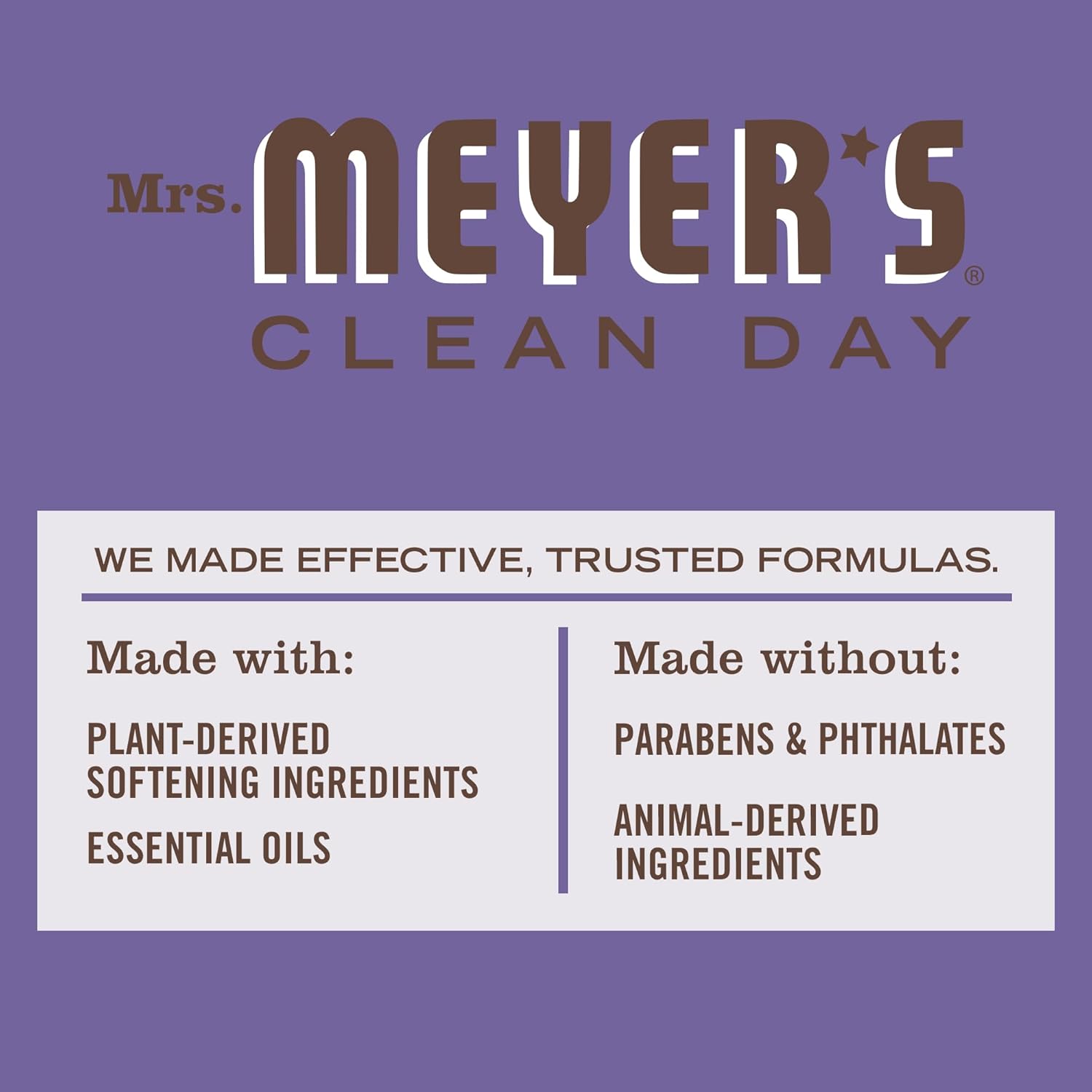 MRS. MEYER'S CLEAN DAY Dryer Sheets, Lavender, 80 ct