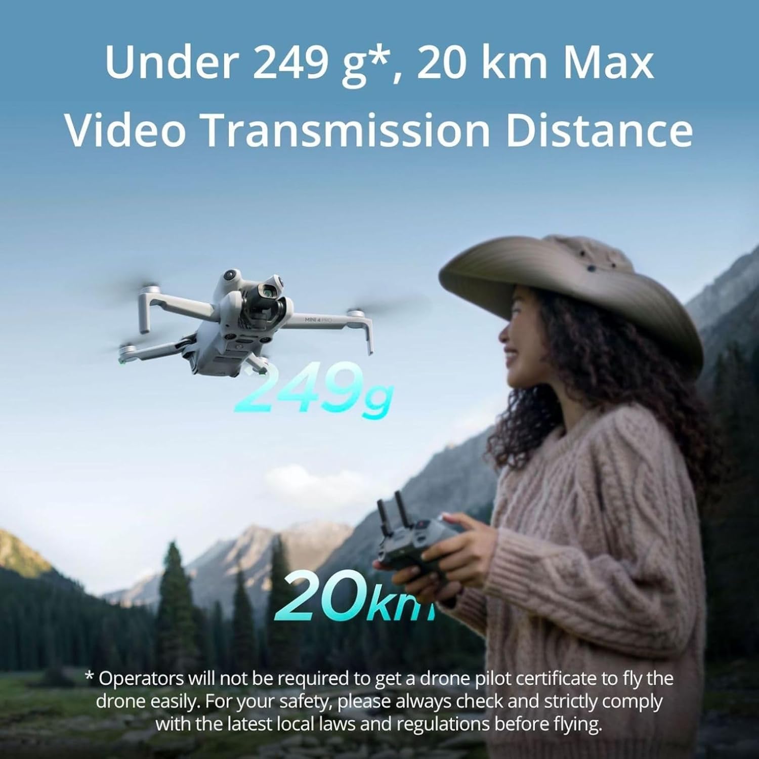 DJI Mini 4 Pro Fly More Combo Plus with DJI RC 2, Drones with Camera for Adults 4K, 3 Intelligent Flight Battery Plus for up to 135 Mins Flight Time, Smart Return to Home, Drone for Beginners