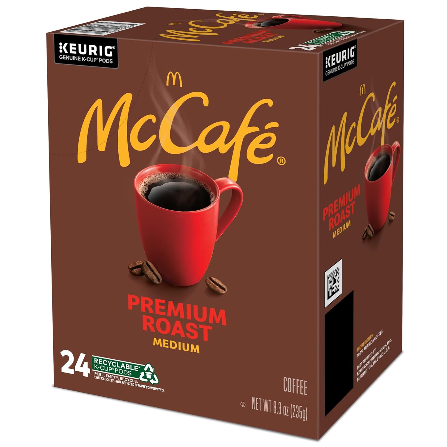 McCafe Premium Roast, Single-Serve Keurig K-Cup Pods, Medium Roast Coffee Pods Pods, 84 Count