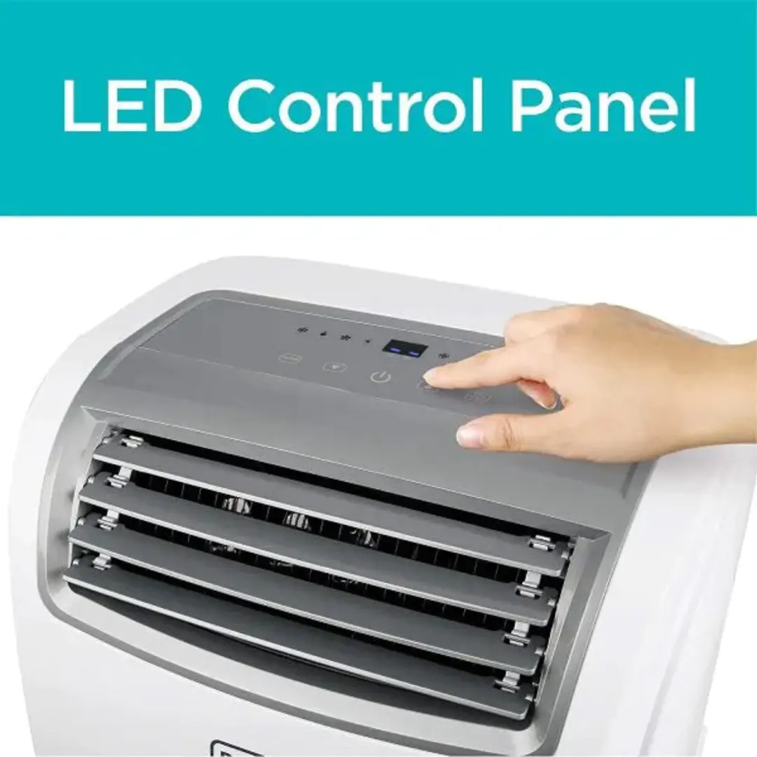 2025—14,000 BTU Portable Air Conditioner with Heat and Remote Control, White