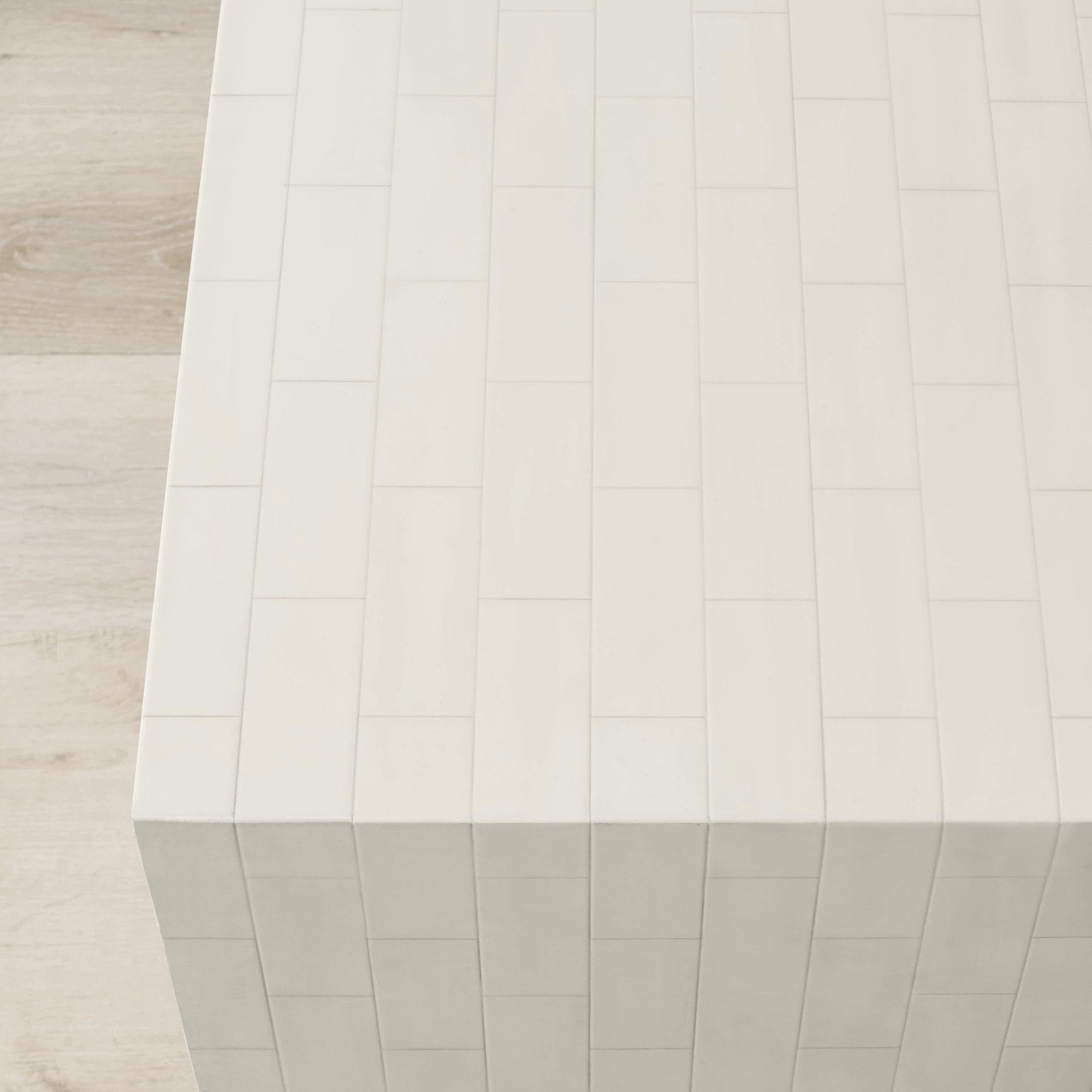 Faux Bone Rectangular Coffee Table (56