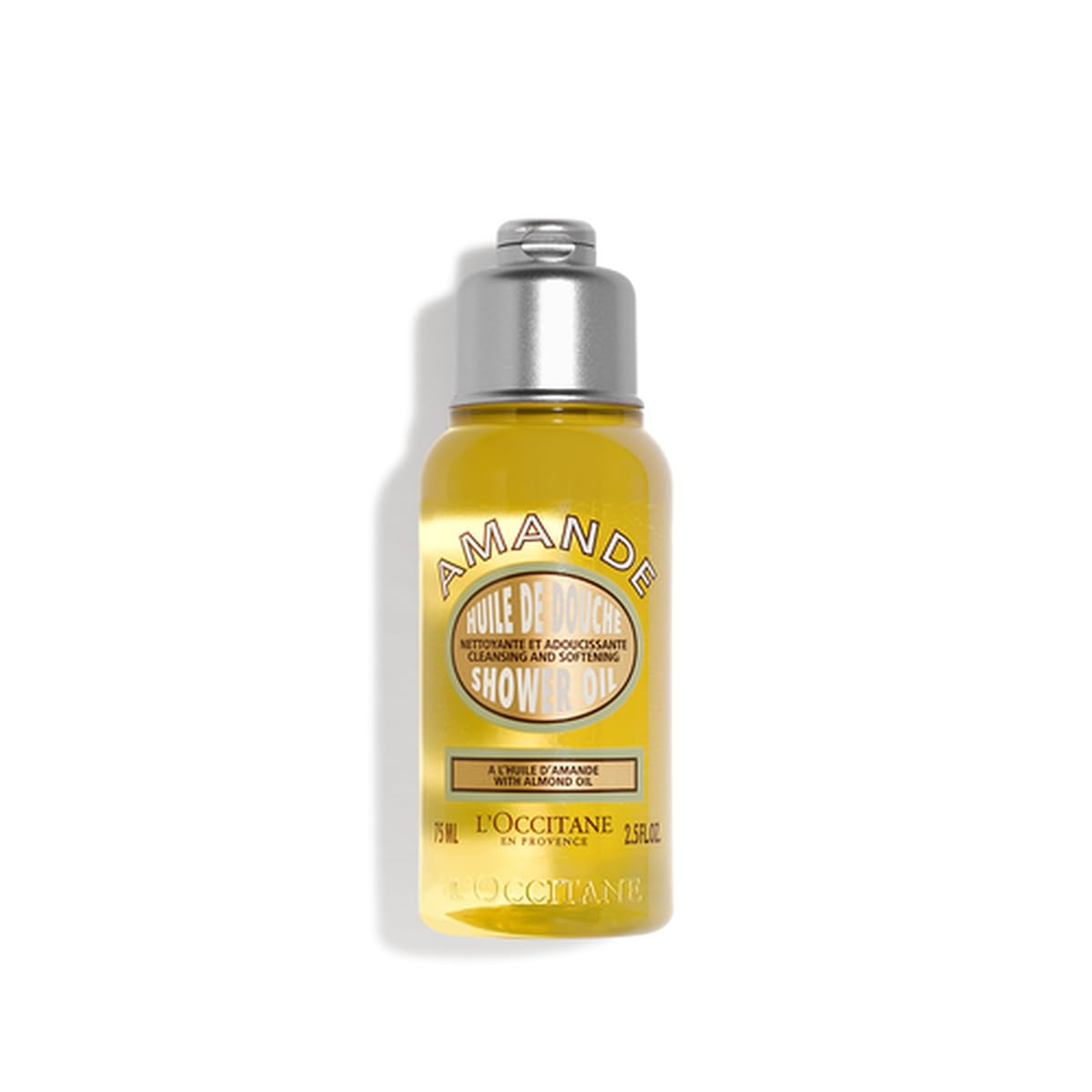 L'Occitane Cleansing & Softening Almond Shower Oil: Oil-to-Milky Lather, Softer Skin, Smooth Skin, Cleanse Without Drying, With Almond Oil