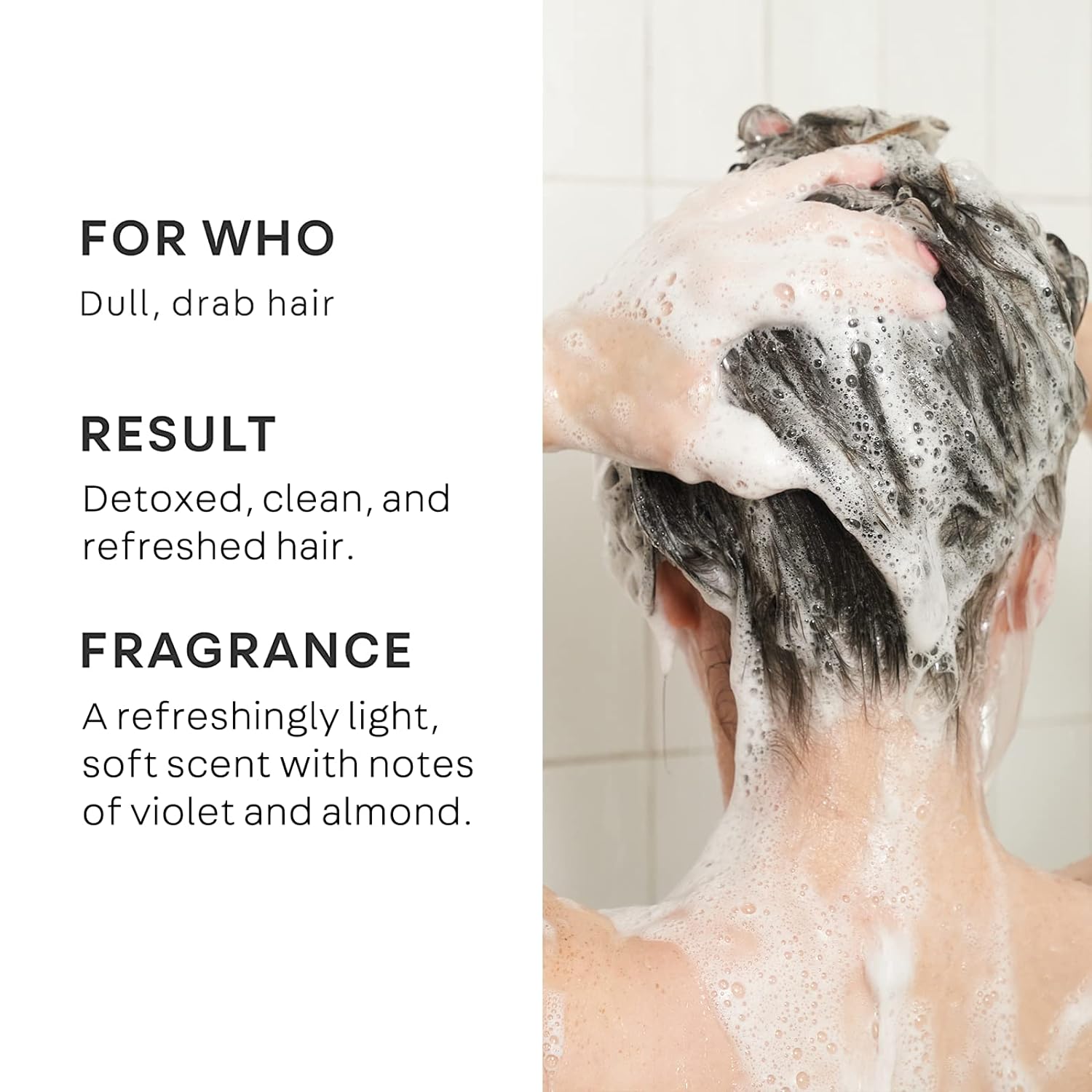 NATURELAB. TOKYO Perfect Shine Clarifying Scalp Scrub: 2-in-1 Shampoo and Scalp Scrub Hair Treatment to Clarify and Remove Product Buildup for Immense Shine I 8.1 OZ / 230G