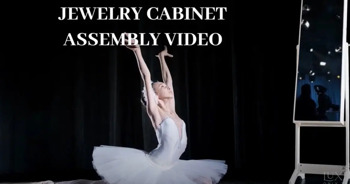 Joyce 6 Standing Built-in LED Jewelry Armoire – Espresso