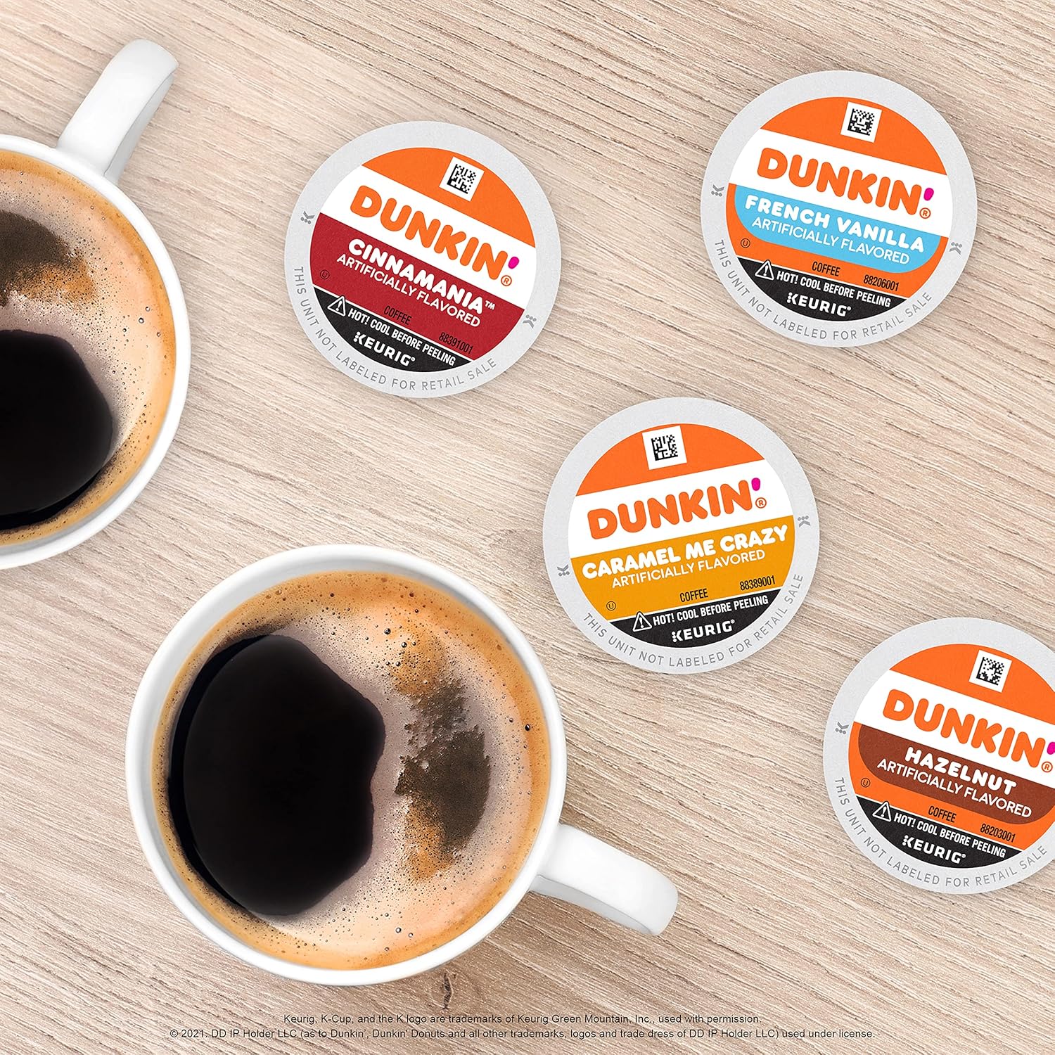 Dunkin' Original Blend Medium Roast Coffee, 60 Keurig K-Cup Pods