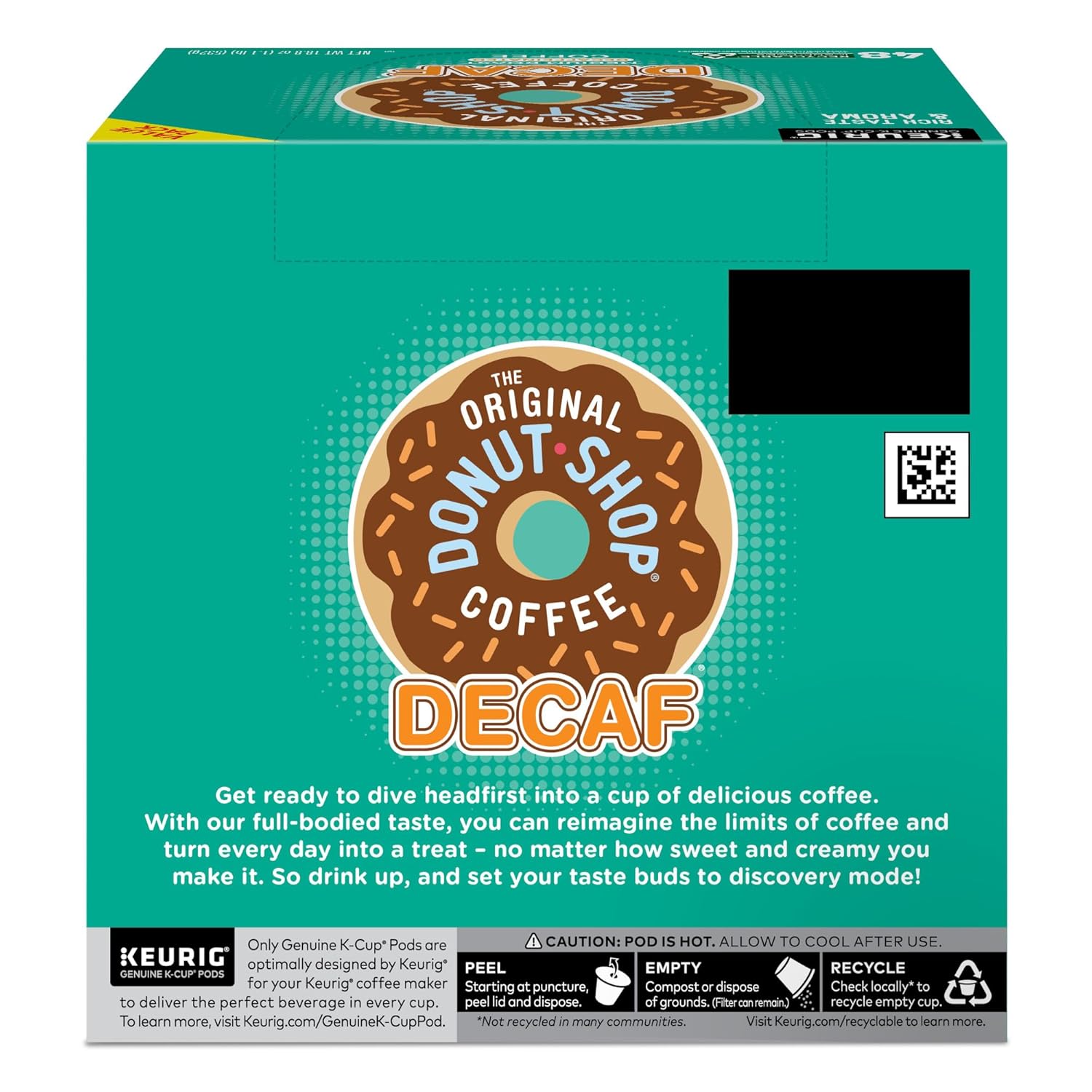 The Original Donut Shop Regular Keurig Single-Serve K-Cup Pods, Medium Roast Coffee, 96 Count