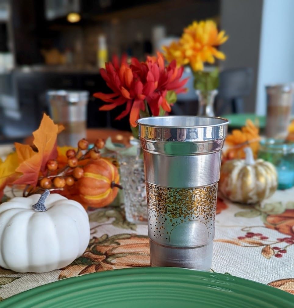 Ball Aluminum Cup Recyclable Party Cups, 20 oz. Cup, 30 Cups Per Pack