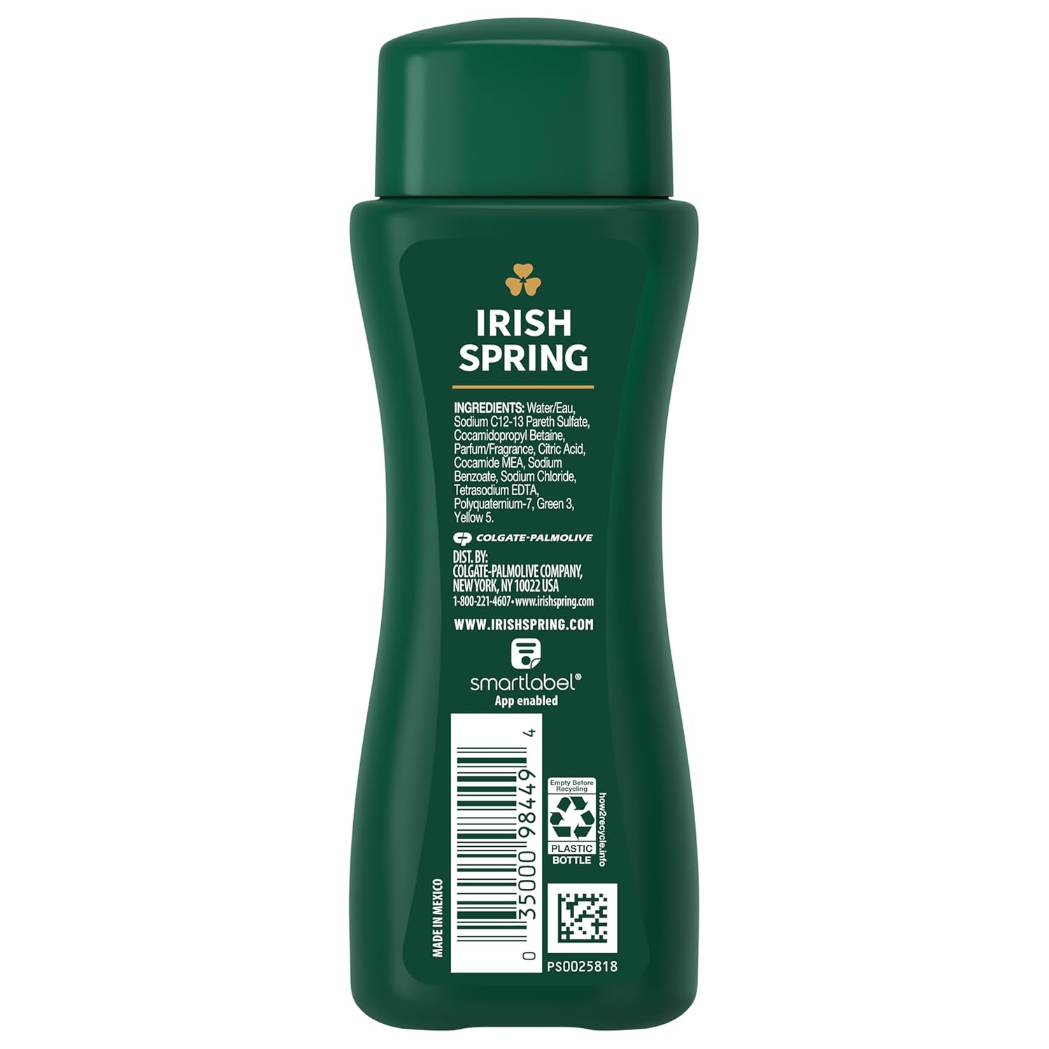 Irish Spring Mens Body Wash, Moisture Blast Body Wash for Men, Feel Fresh All Day, 30 Oz Pump Bottle