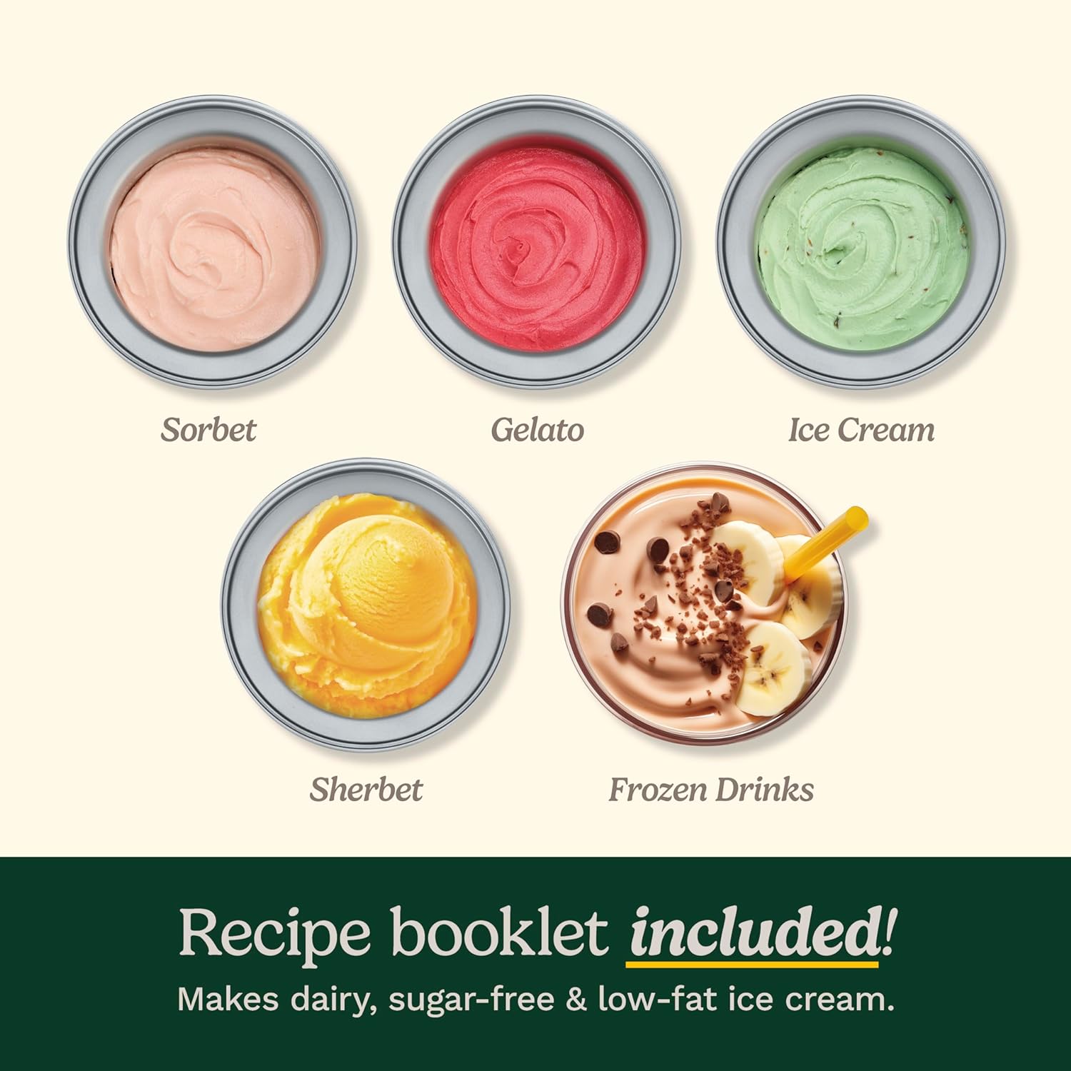 CUISINART Ice Cream Maker, Ice Cream and Frozen Yogurt Machine, 2-Qt. Double-Insulated Freezer Bowl, Silver, ICE30BCP1