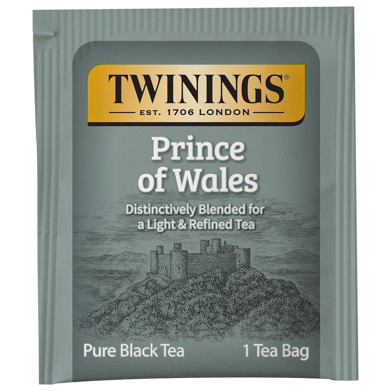 Twinings English Breakfast Black Tea Individually Wrapped Bags, 100 Count (Pack of 1), Smooth, Flavourful, and Robust, Caffeinated, Enjoy Hot or Iced | Packaging May Vary