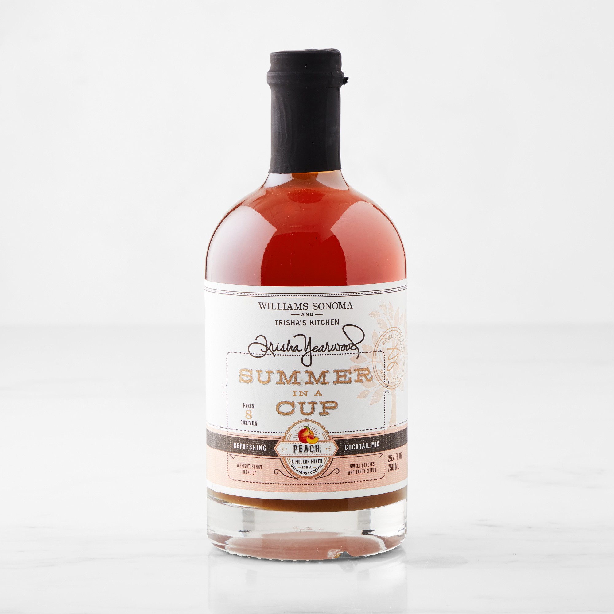 Trisha Yearwood x Williams Sonoma Summer in a Cup, Peach Cocktail Mix
