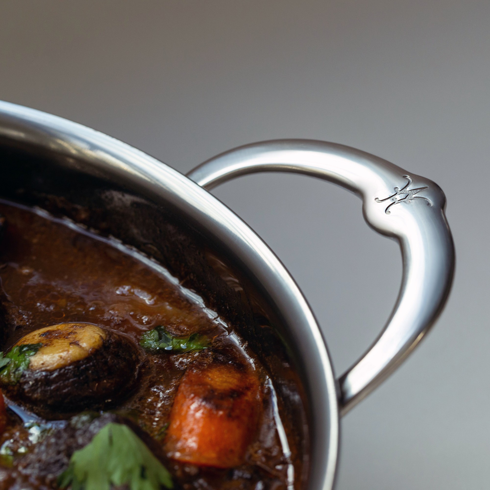 Hestan NanoBond® Titanium Stainless-Steel Dutch Oven with Lid, 5-Qt