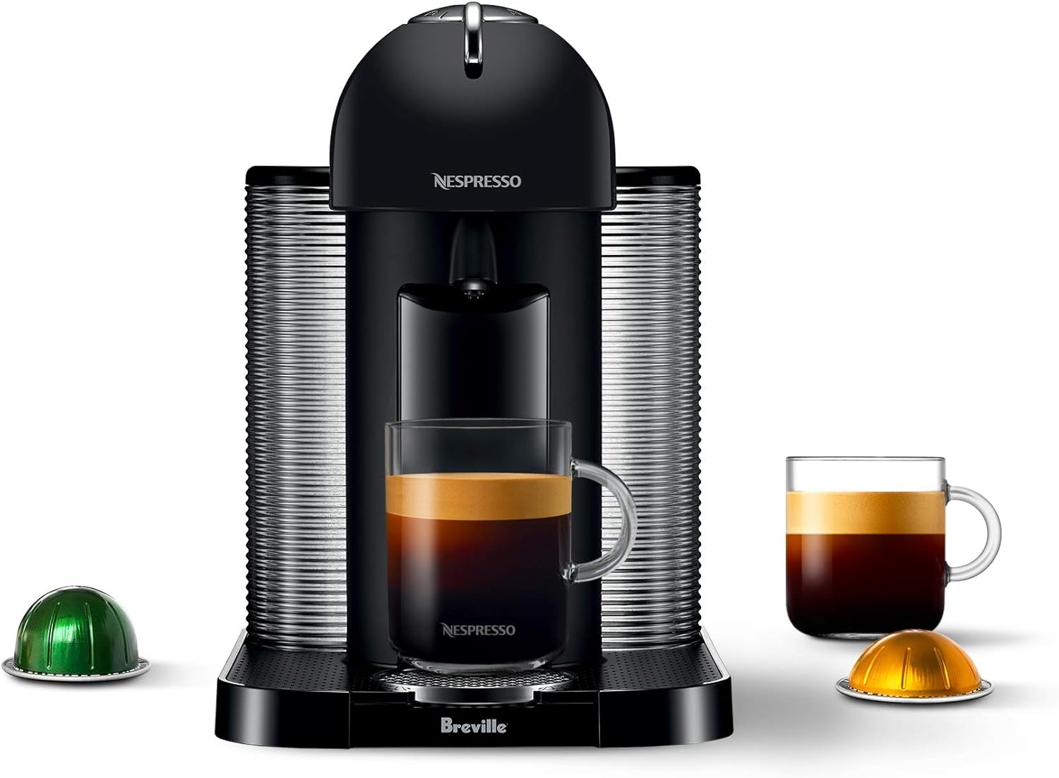 Nespresso Vertuo Coffee and Espresso Maker by Breville, Chrome