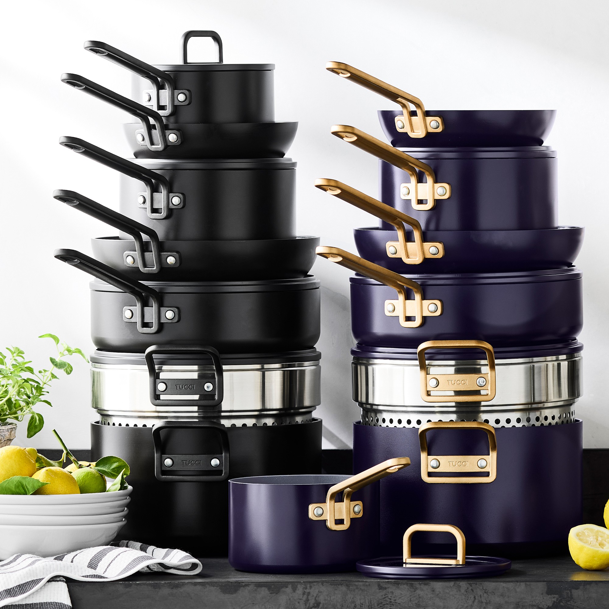 GreenPan™ Stanley Tucci™ Ceramic Nonstick 11-Piece Cookware Set