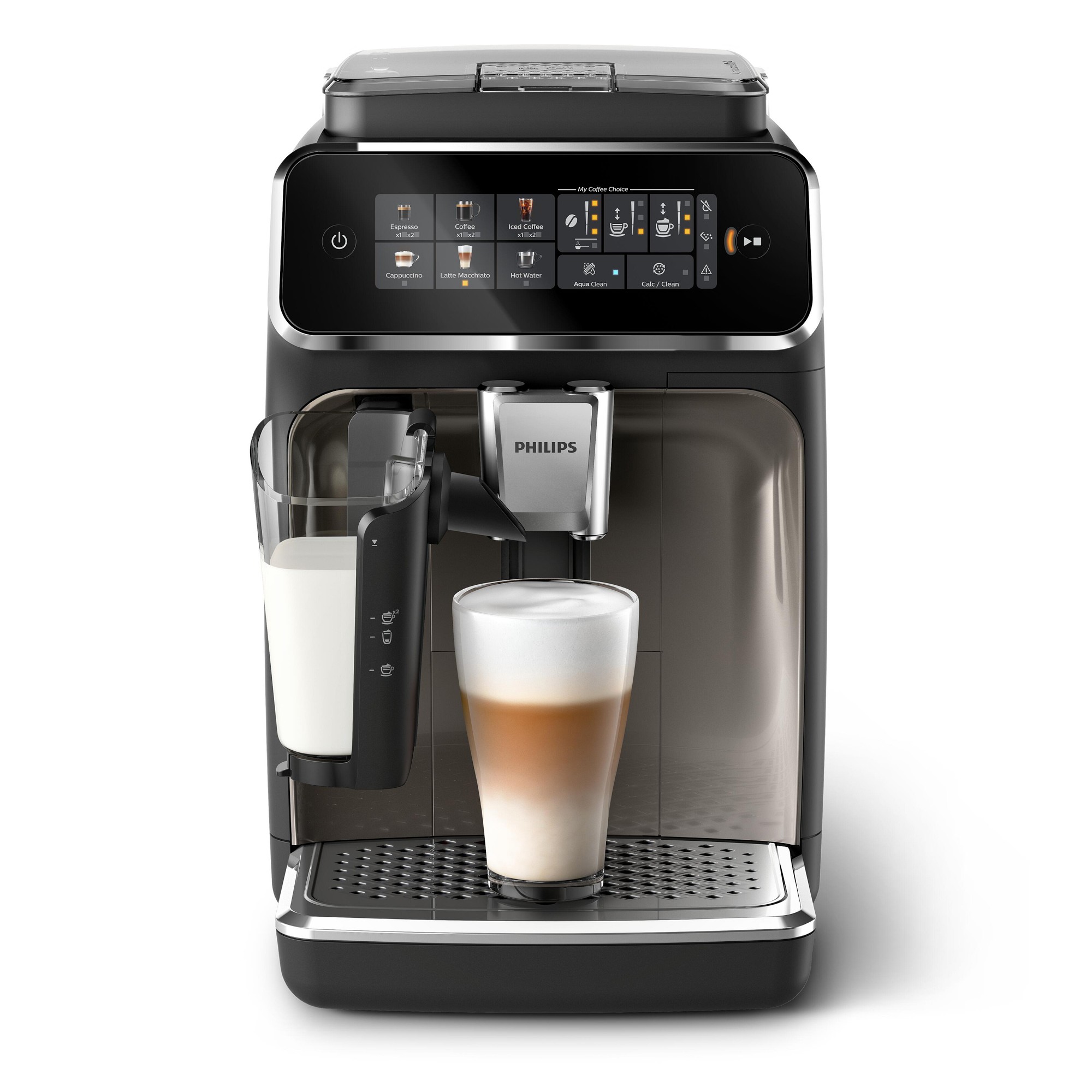 Philips 3300 Series Fully Automatic Espresso Machine with LatteGo & Iced Coffee