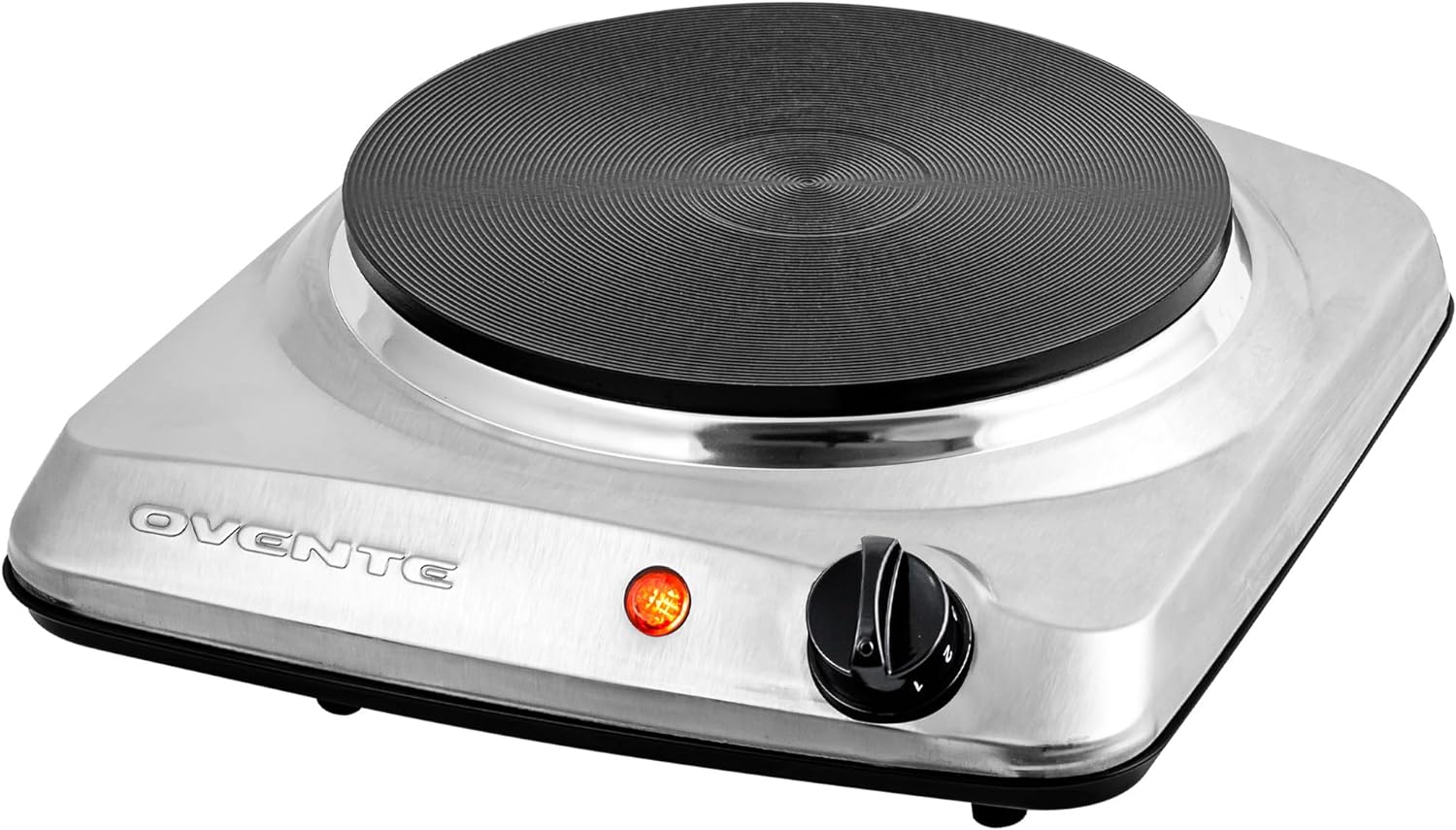 OVENTE Electric Countertop Double Burner, 1700W Cooktop with 7.25