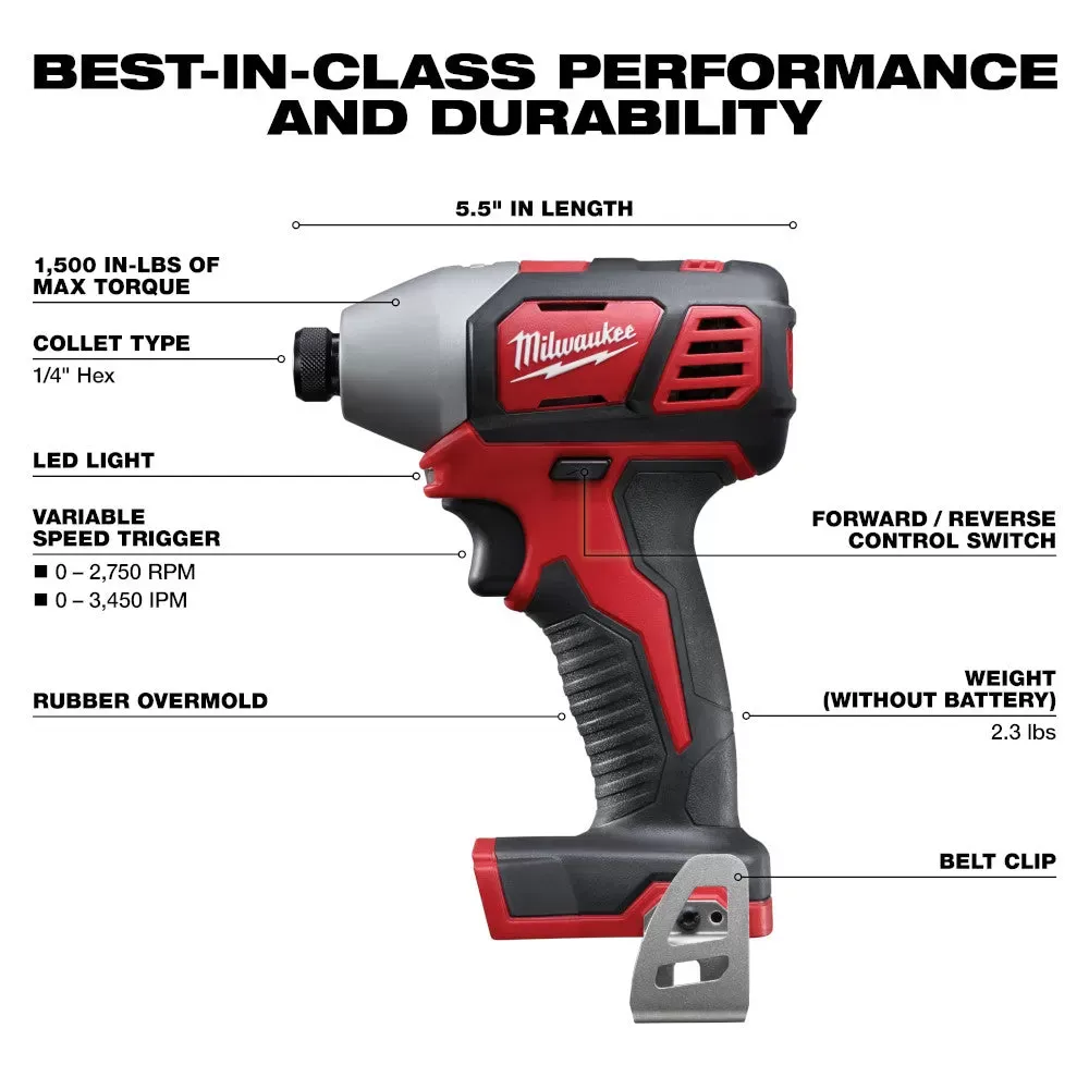 Milwaukee 2656-21PB M18 18V 1/4