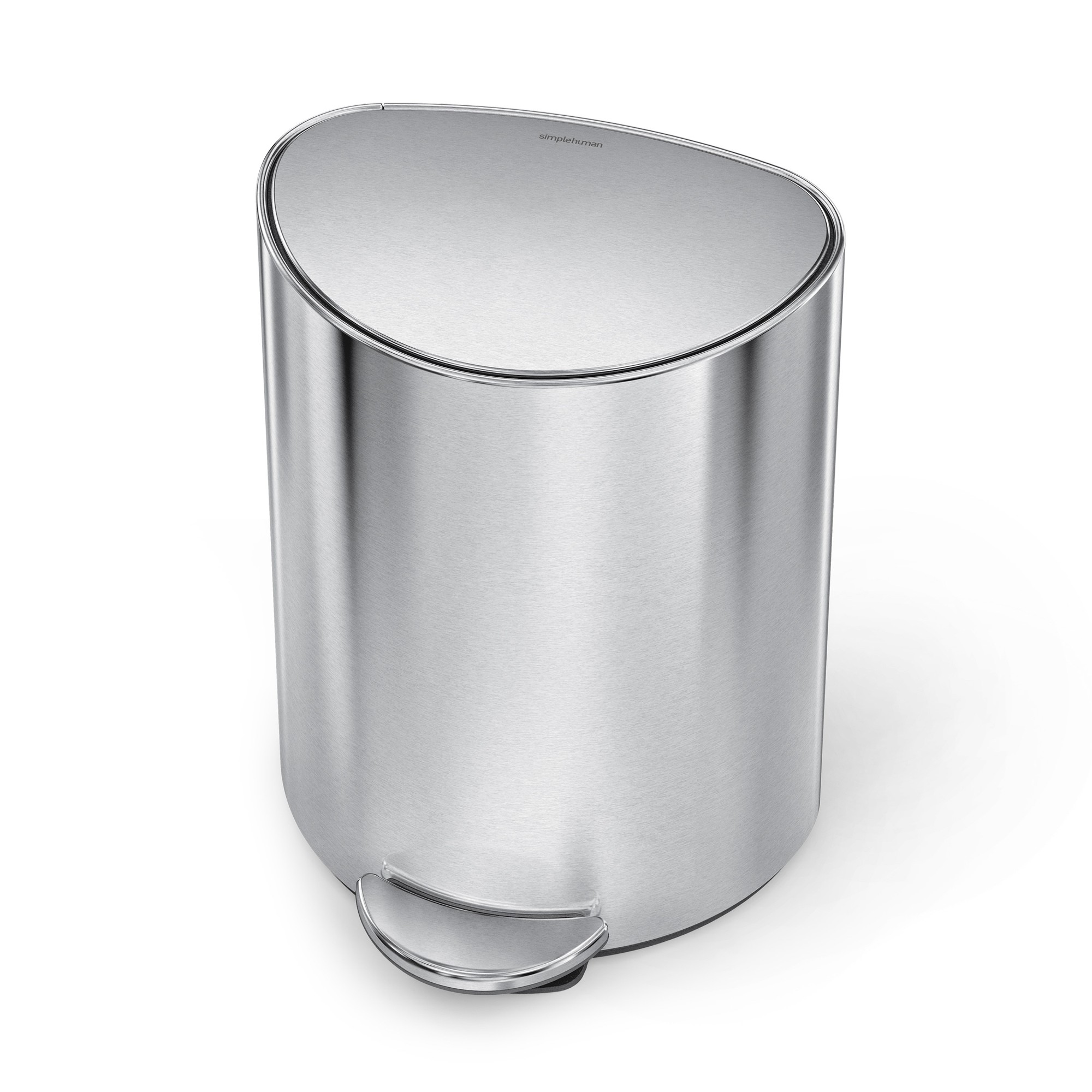 simplehuman™ 6L Semi Round Step Trash Can