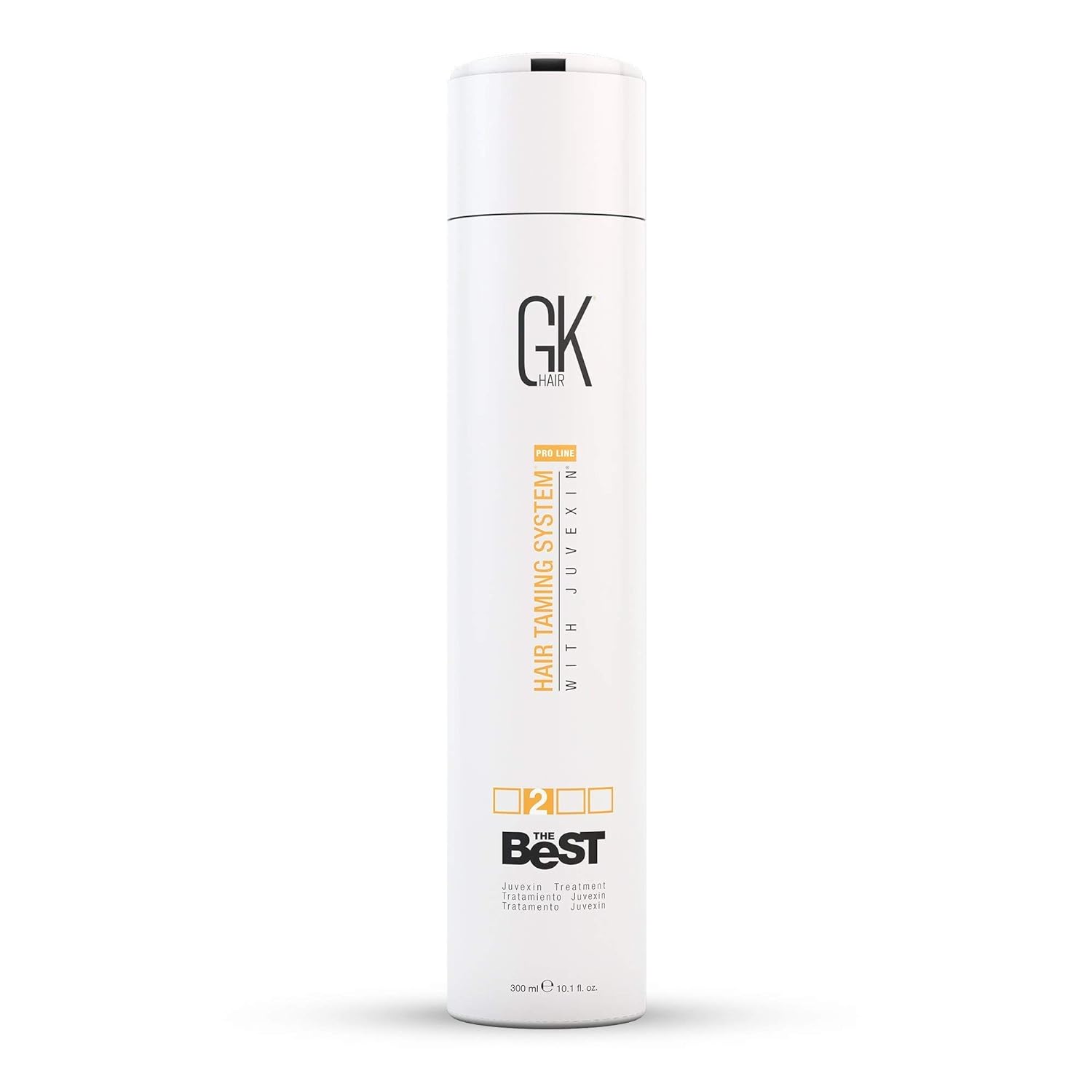 GK HAIR Global Keratin The Best (3.4 Fl Oz/100ml) Smoothing Keratin Hair Treatment - Professional Brazilian Complex Blowout Straightening For Silky Smooth & Frizz Free Hair