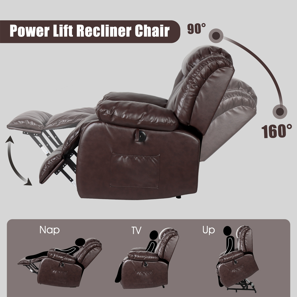 💥Clearance Sale🔥 Best MassageTheater Seating for Home| Power Electric Recliner Chair Movie Theater Seats with USB Port, Side Pocket