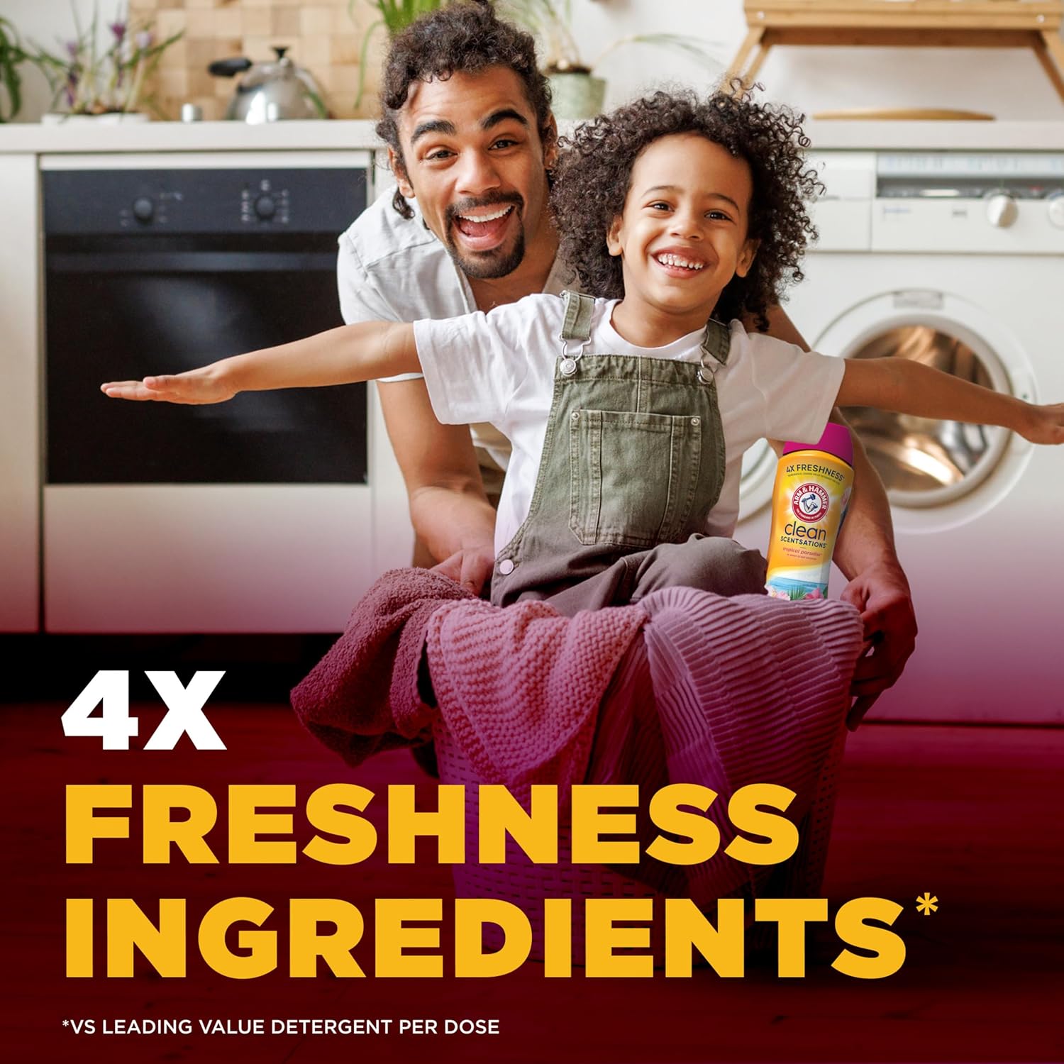 Arm & Hammer In-Wash Scent Booster, Tropical Paradise, 37.8 Ounce