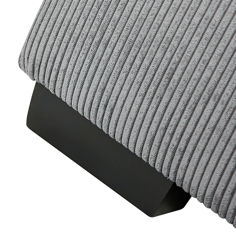 Aladino 2-Piece Upholstered Reversible Sectional Sofa with Storage