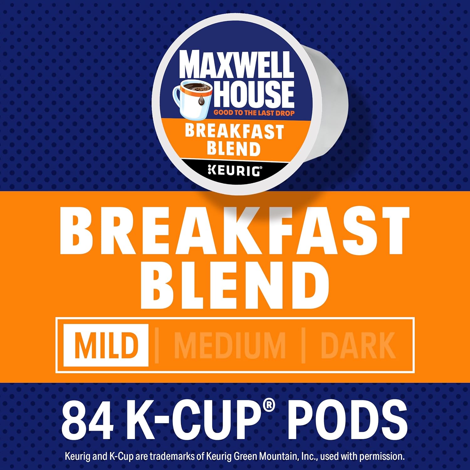 Maxwell House House Blend Medium Roast K-Cup Coffee Pods (84 ct Box)
