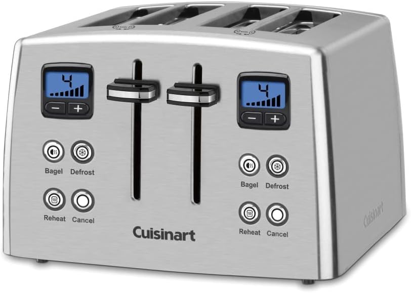 Cuisinart Panini Press, Stainless Steel Griddler, Sandwich Maker & More, 5-IN-1, GR-4NP1