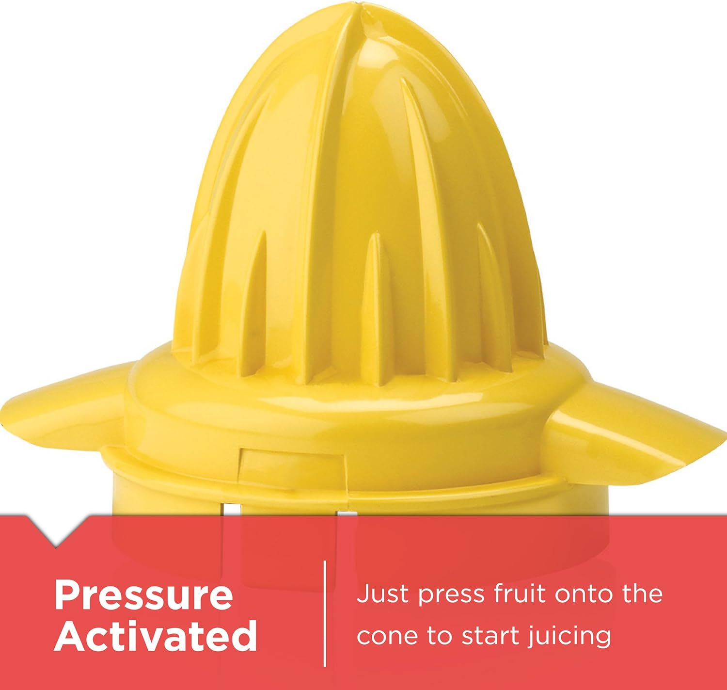 BLACK+DECKER 32oz Electric Citrus Juicer, CJ625, Pressure Activated, Adjustable Pulp Control, Dishwasher-Safe