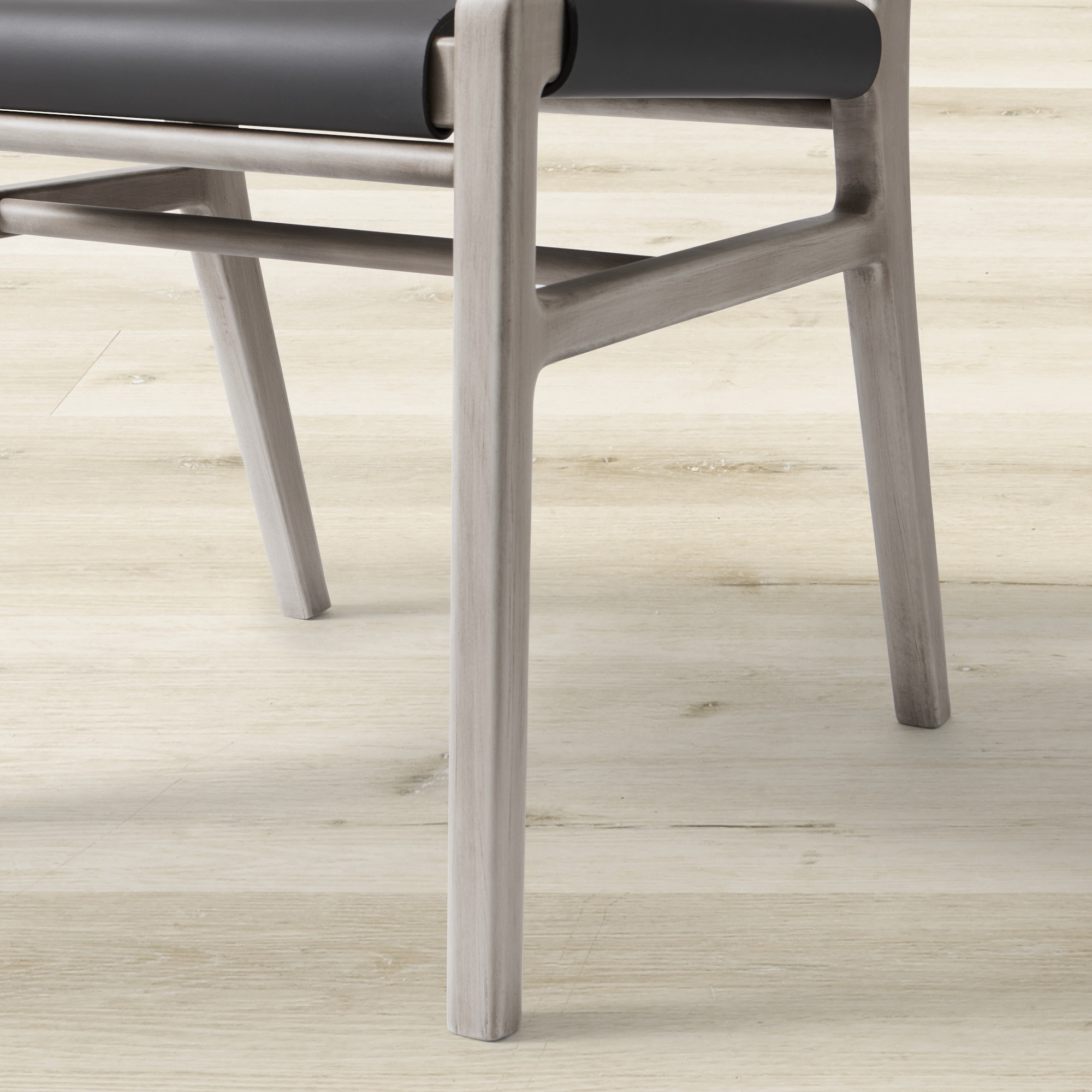 Stratton Leather Slung Side Chair