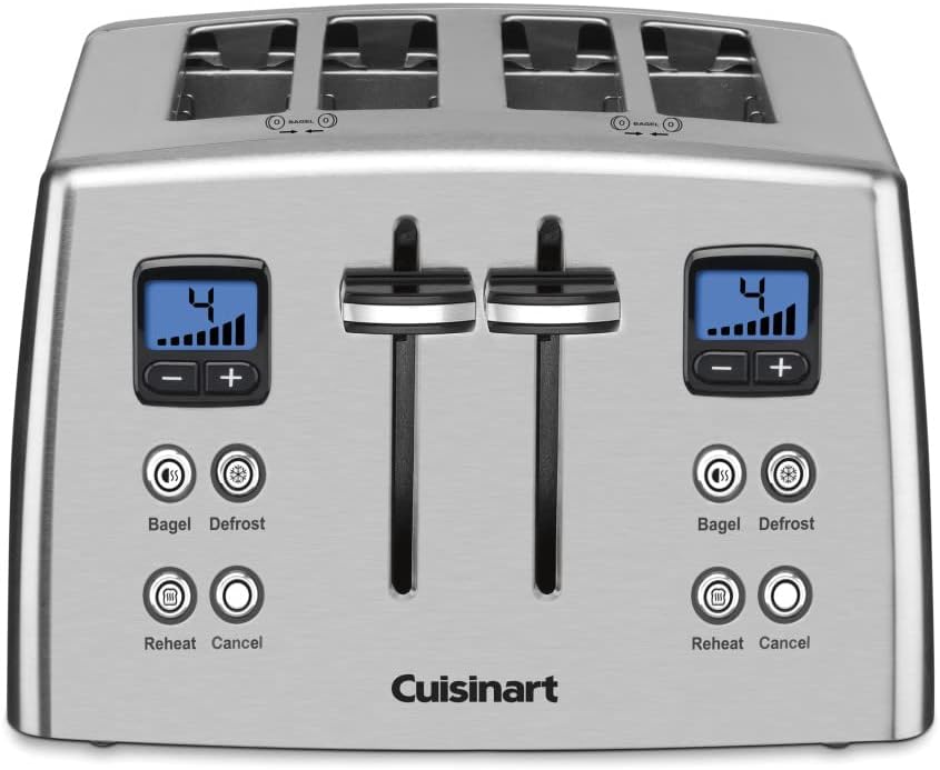 Cuisinart Panini Press, Stainless Steel Griddler, Sandwich Maker & More, 5-IN-1, GR-4NP1