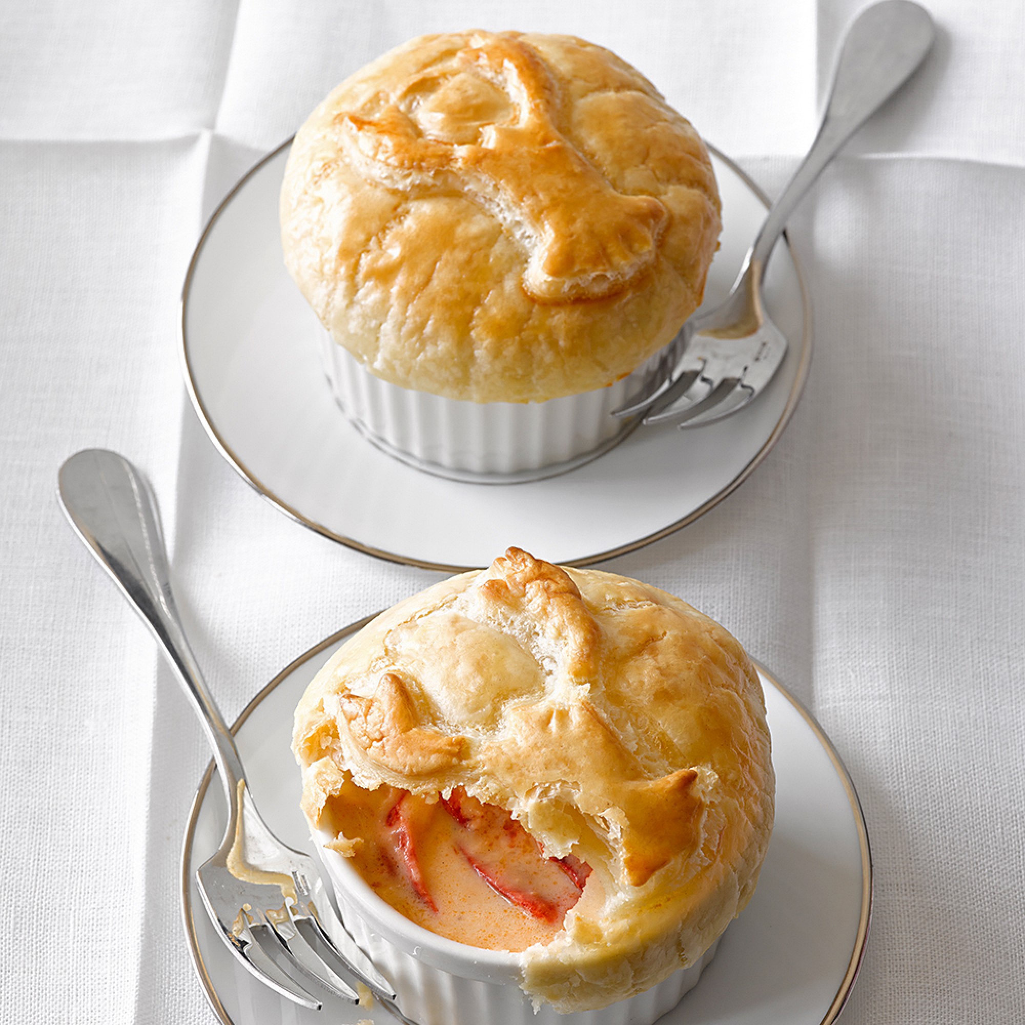 Lobster Pot Pies, Serves 4
