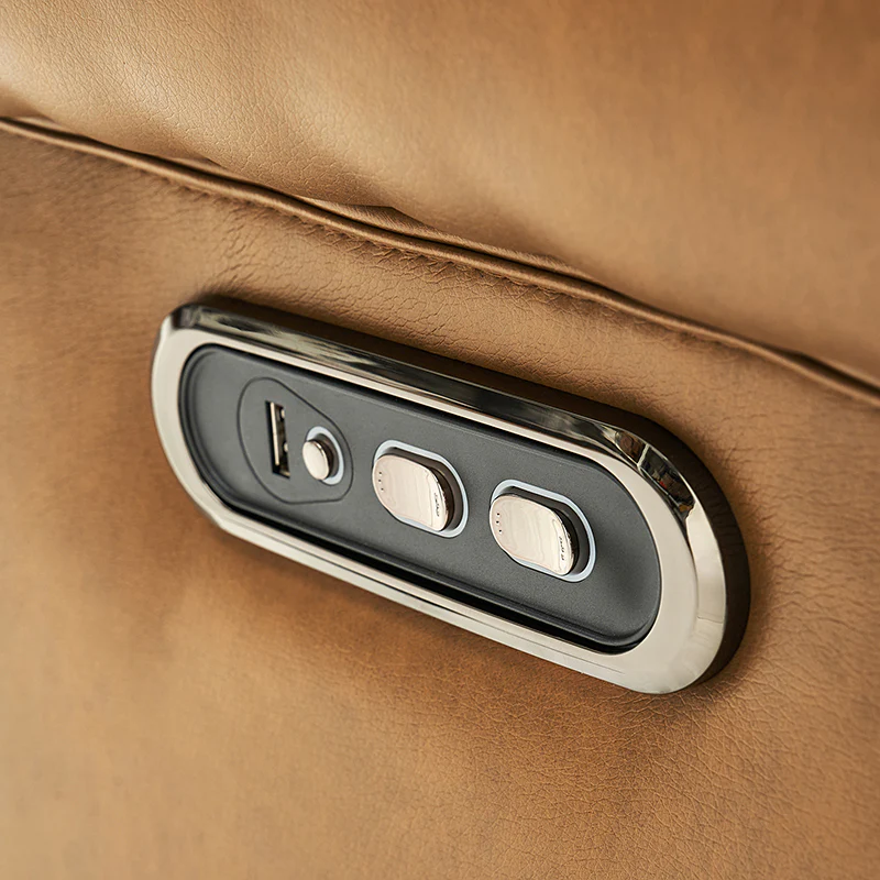 Anton Traditional Design Swivel and Rocker Power Recliner