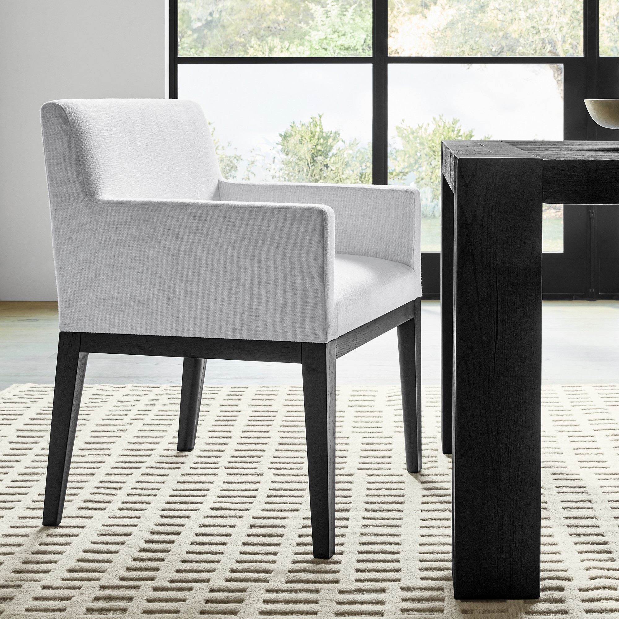 Wilson Upholstered Track Arm Chair