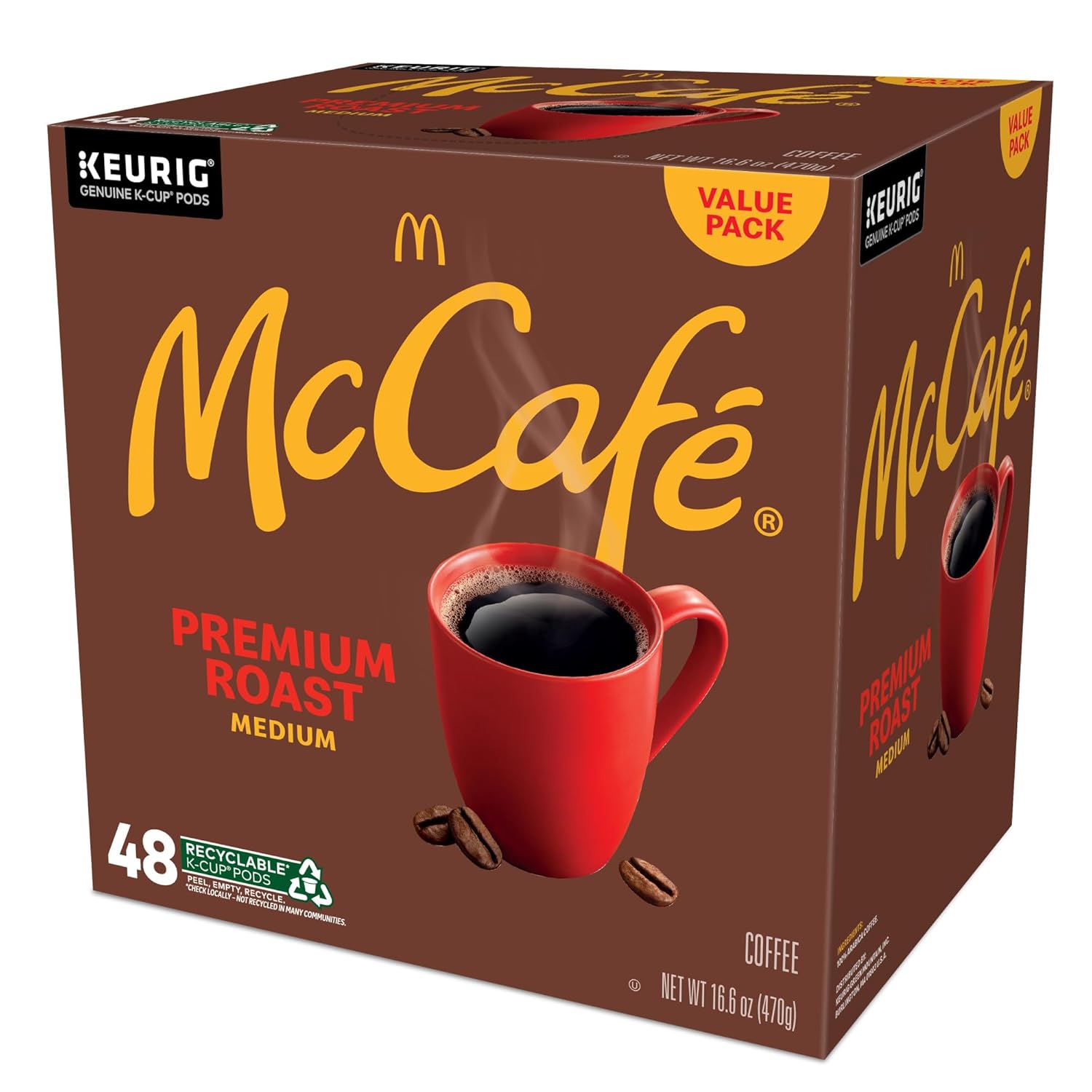 McCafe Premium Roast, Single-Serve Keurig K-Cup Pods, Medium Roast Coffee Pods Pods, 84 Count