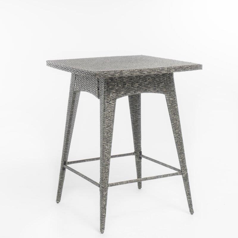 Billie-Anne Square 4 - Person 32.5'' Long Bar Height Dining Set with Cushions