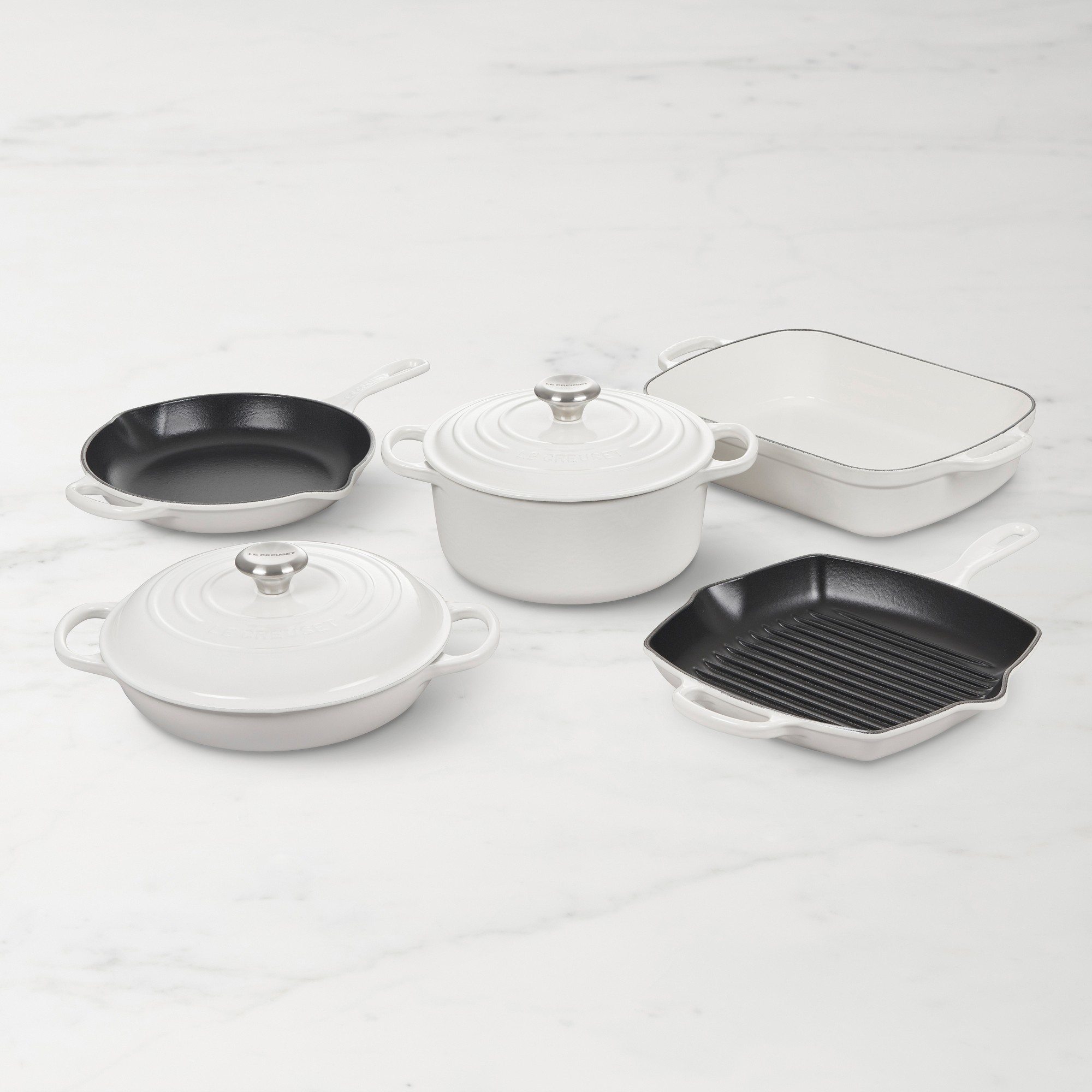 Le Creuset Enameled Cast Iron 7-Piece Cookware Set