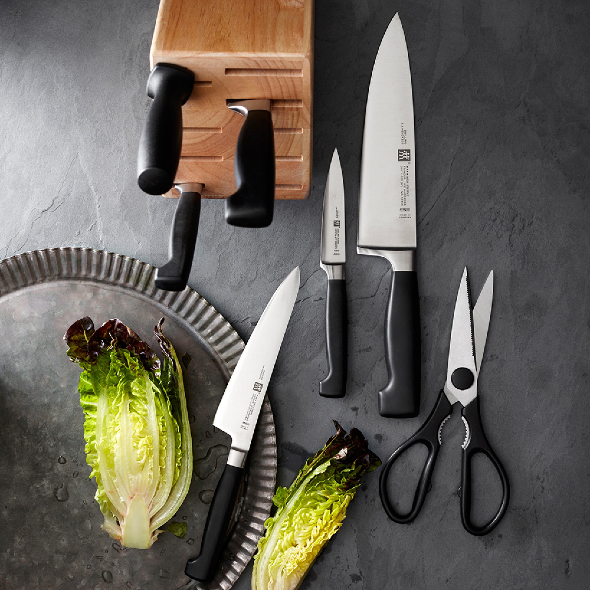Zwilling Four Star Eco Knife Block, Set of 8