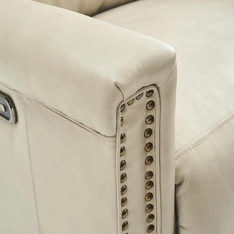 Anton Traditional Design Swivel and Rocker Power Recliner