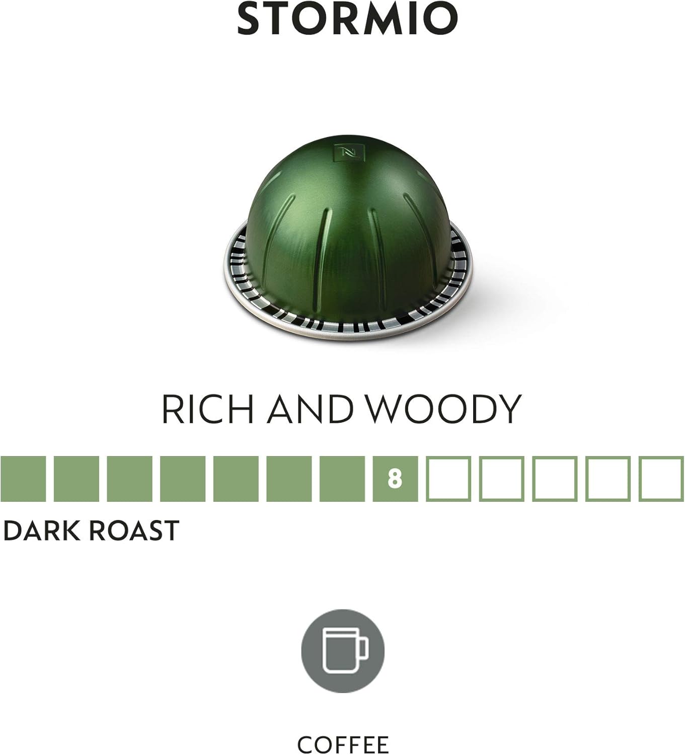 Nespresso Capsules Vertuo, Variety Pack, Medium and Dark Roast Coffee, 30 Count Coffee Pods, Brews 7.8 oz.