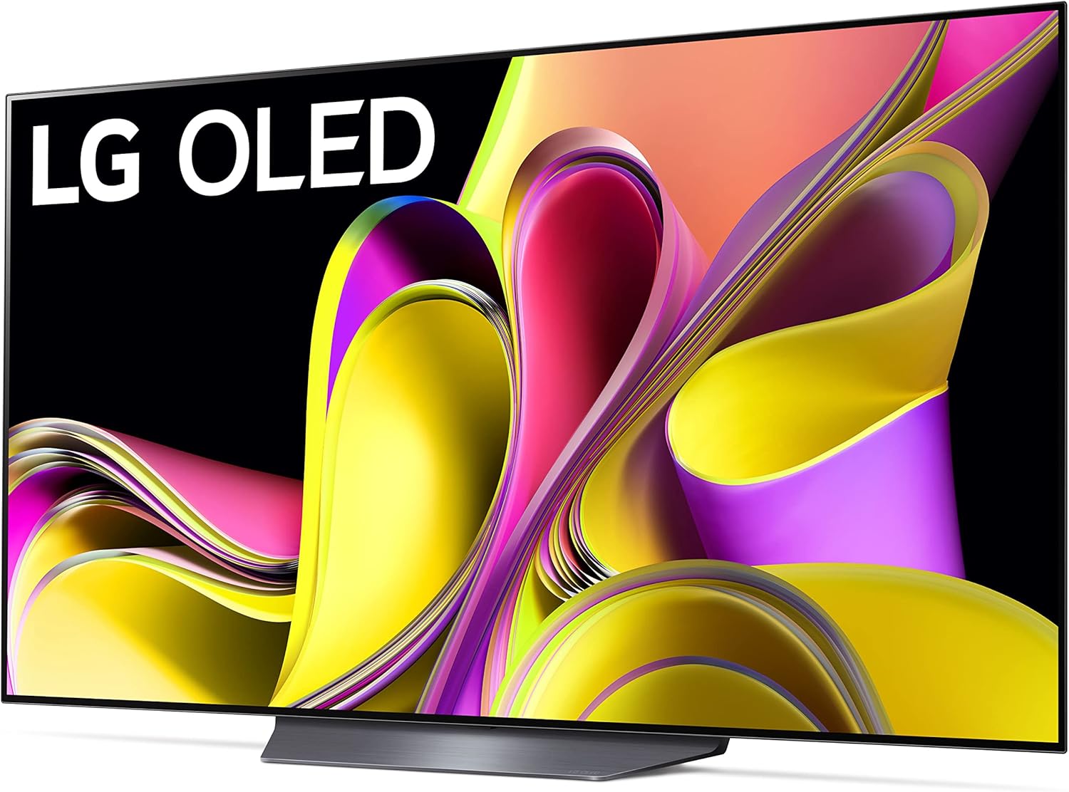 LG B3 Series 77-Inch Class OLED Smart TV OLED77B3PUA, 2023 - AI-Powered 4K TV, Alexa Built-in, Black