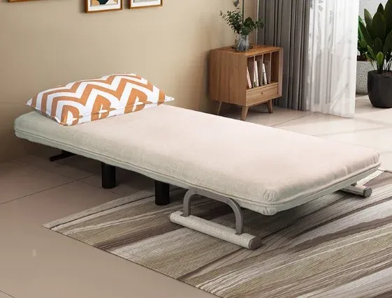 Folding sofa bed leisure recliner fabric breathable lazy sofa