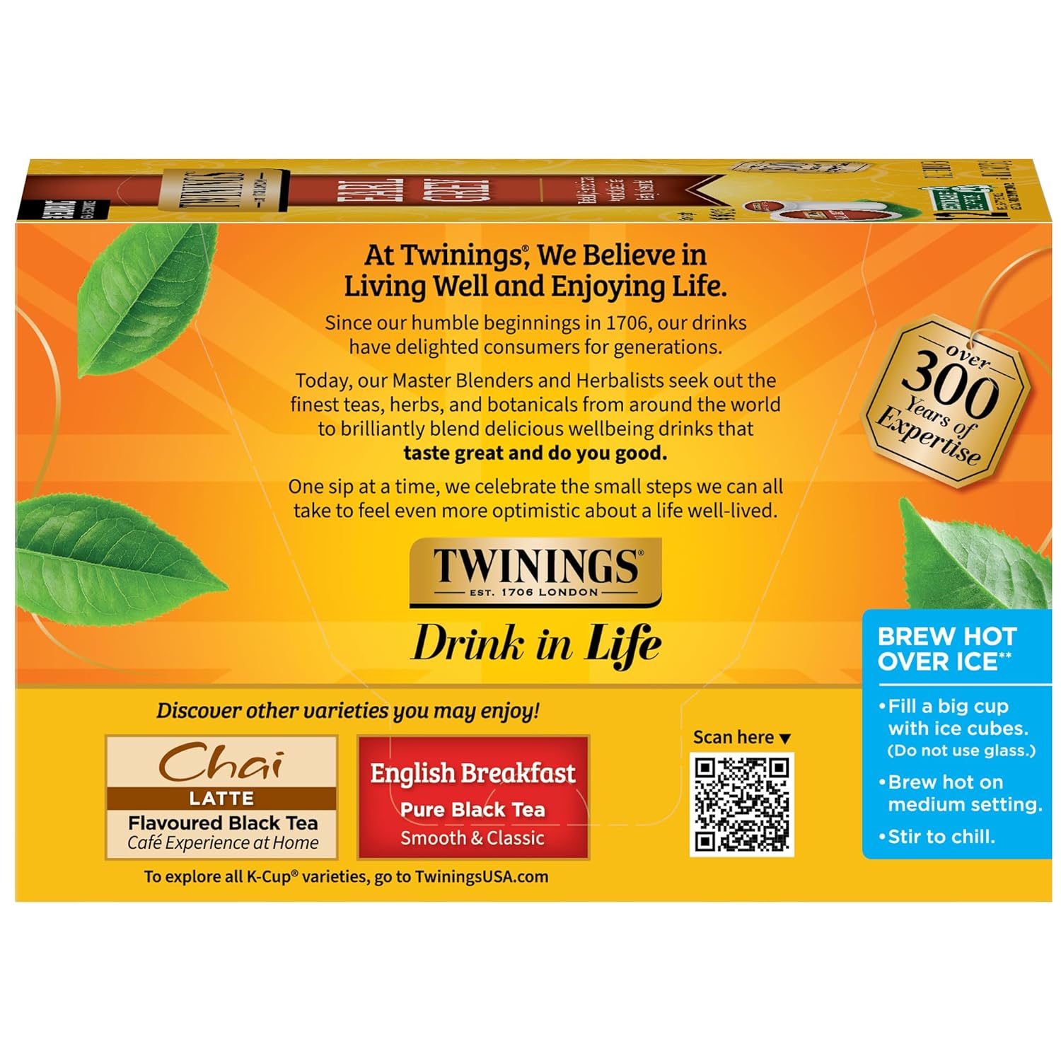 Twinings English Breakfast Black Tea K-Cup Pods for Keurig, 24 Count (Pack of 1), Smooth, Flavourful, Robust, Caffeinated, Enjoy Hot or Iced | Packaging May Vary